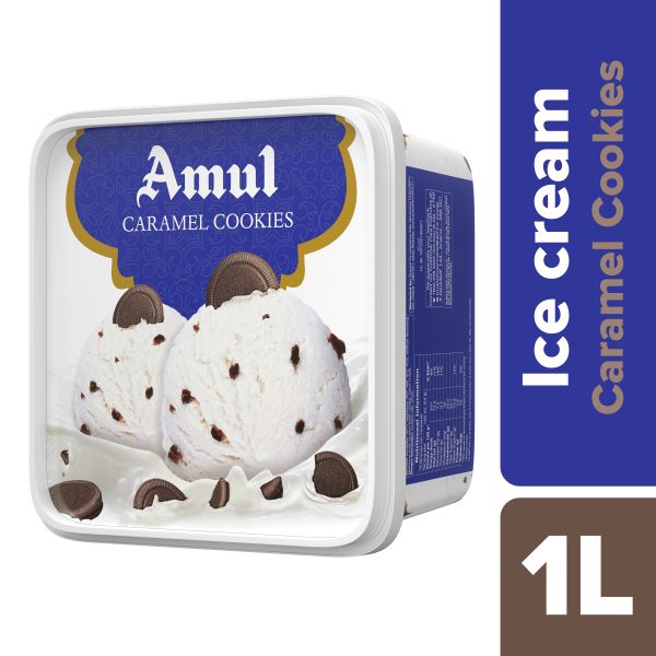 Amul Ice cream Caramel Cookie